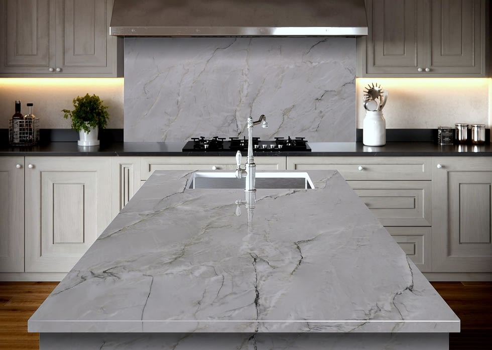 Bianco Superiore Quartzite Slabs - Imperial Stone Group